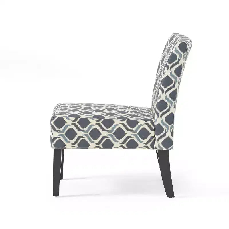 Gepolsterte Slipper Chairs im zeitgenössischen Stil, 2er-Set