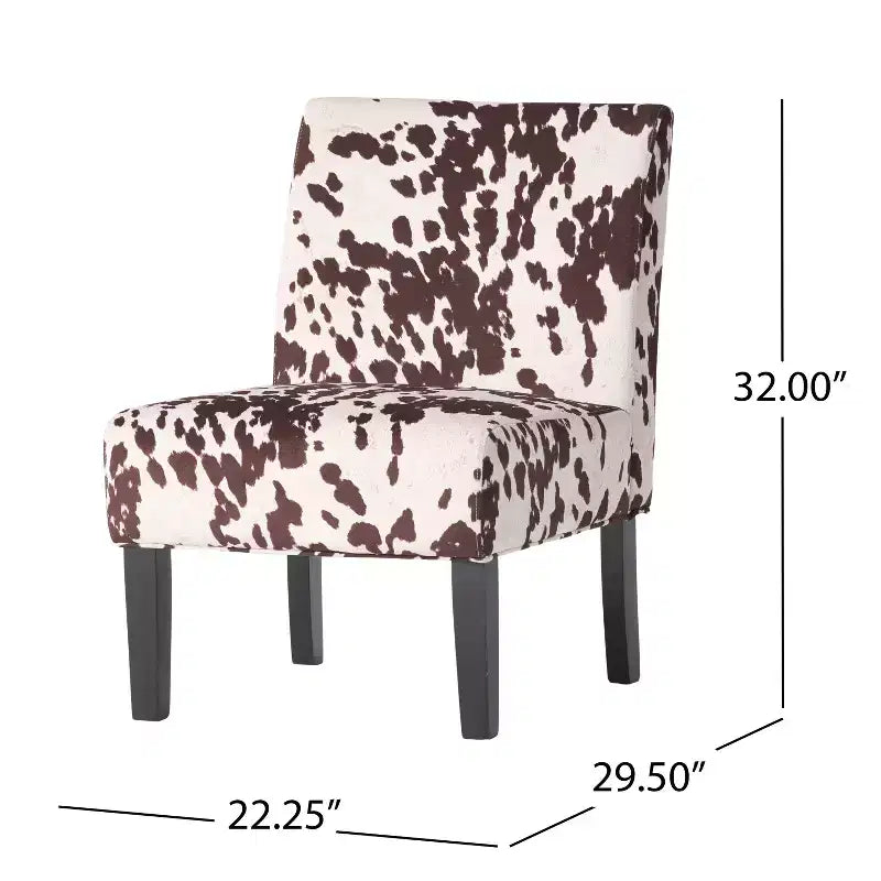 Gepolsterte Slipper Chairs im zeitgenössischen Stil, 2er-Set