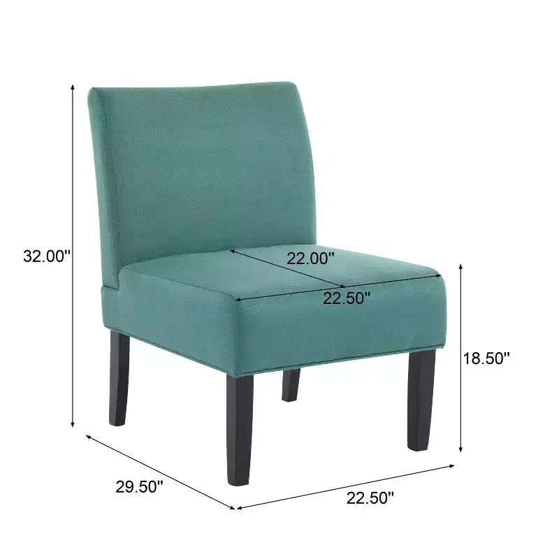 Gepolsterte Slipper Chairs im zeitgenössischen Stil, 2er-Set