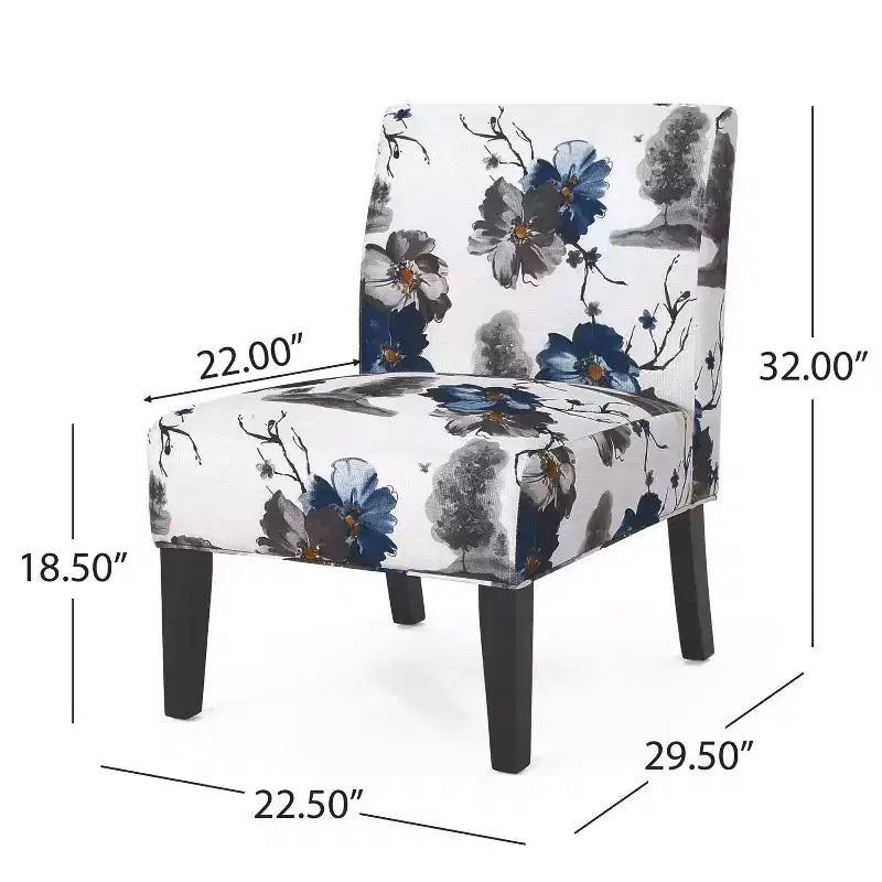 Gepolsterte Slipper Chairs im zeitgenössischen Stil, 2er-Set