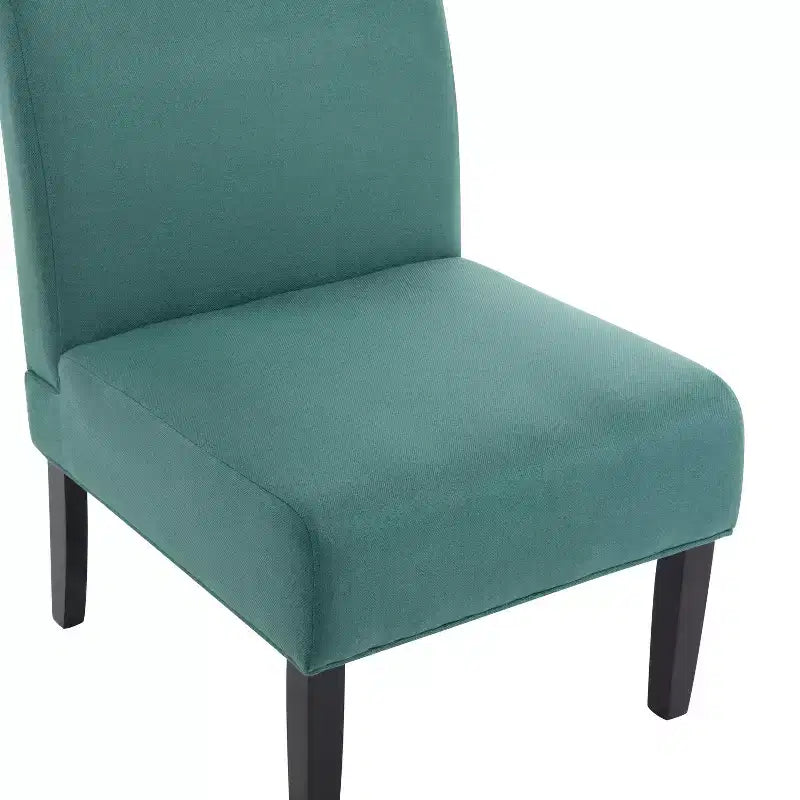 Gepolsterte Slipper Chairs im zeitgenössischen Stil, 2er-Set