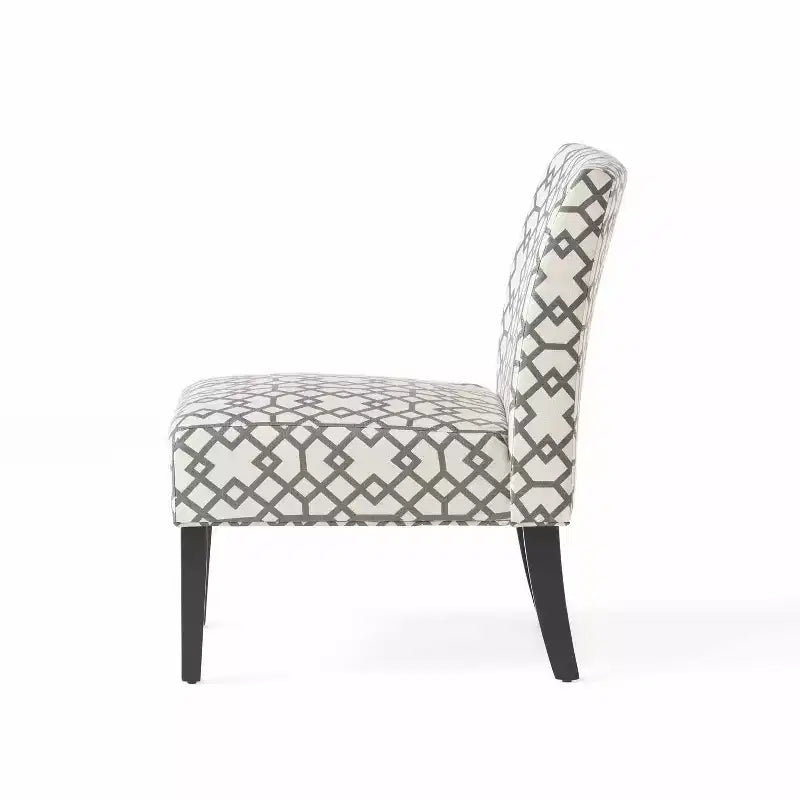 Gepolsterte Slipper Chairs im zeitgenössischen Stil, 2er-Set