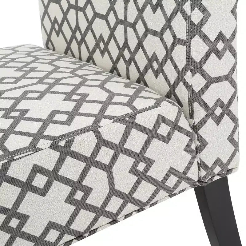 Gepolsterte Slipper Chairs im zeitgenössischen Stil, 2er-Set