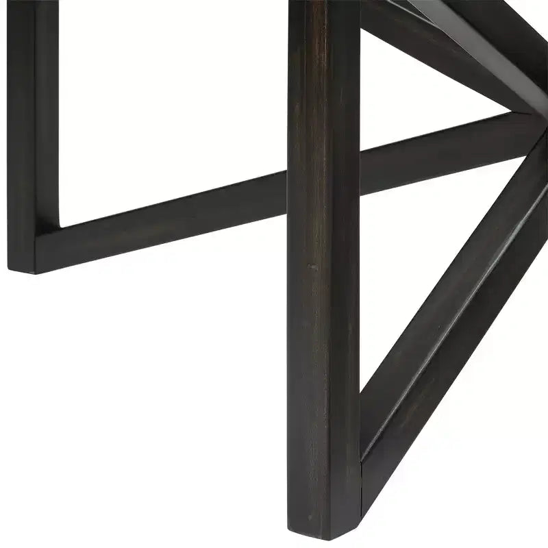 Runder/Ovaler Couchtisch, Glasbeistelltisch, Cocktailtisch, Sofatisch, Beistelltisch, Wohnzimmertisch, Schwarz/Kirsche – ModernLuxe
