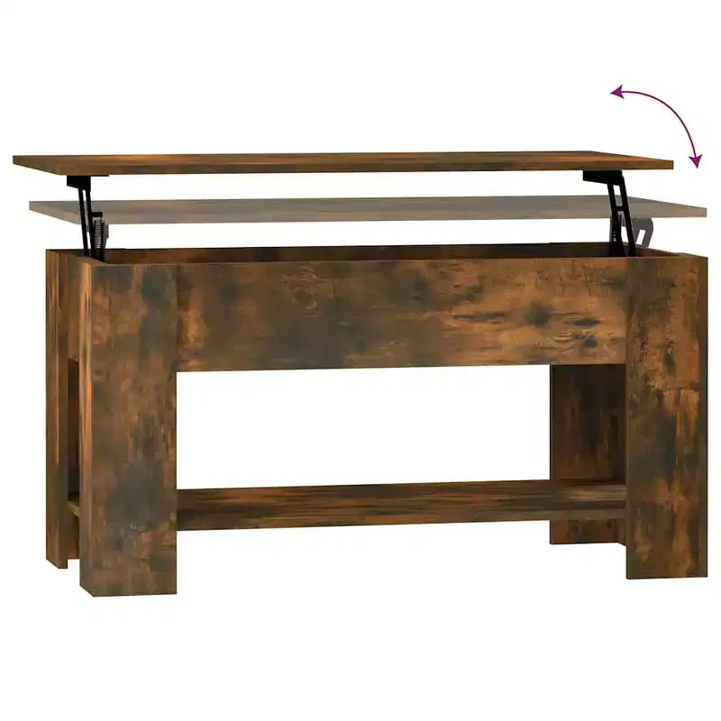 Couchtisch Räuchereiche mittlere Größe, Holzwerkstoff