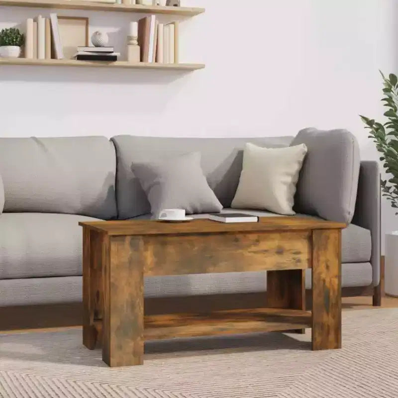 Couchtisch Räuchereiche mittlere Größe, Holzwerkstoff