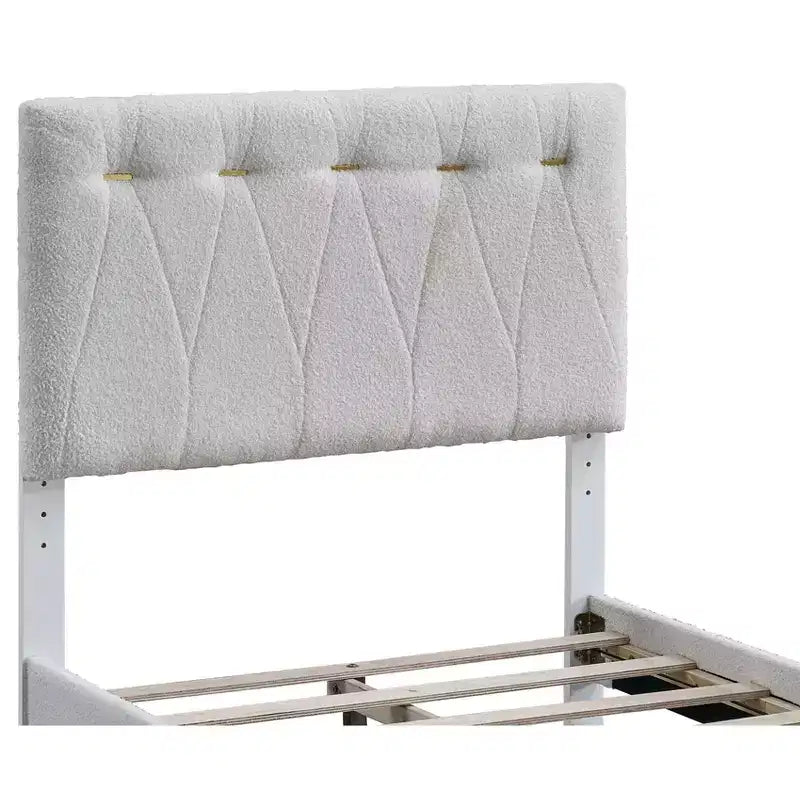 Sinclair Wheat Plattformbett mit Holzrahmen