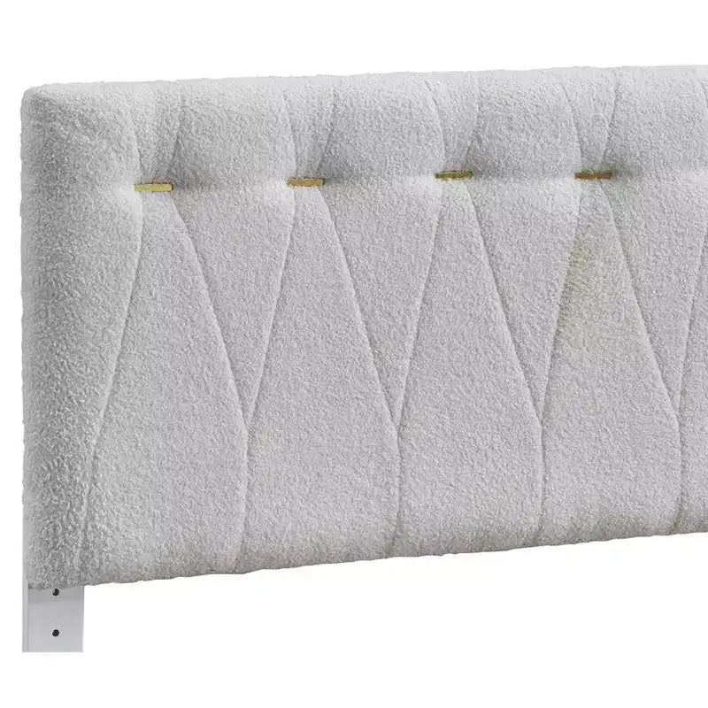Sinclair Wheat Plattformbett mit Holzrahmen