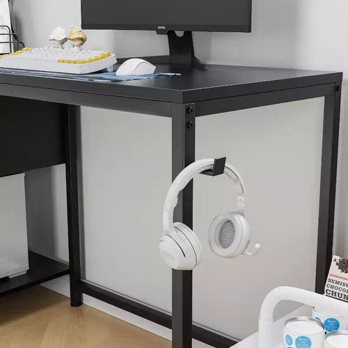 48 Zoll Computertisch mit Metallgestell, Ablagefächern und 1 Schublade für das Home Office