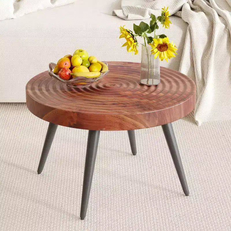 GDFStudio Hugo Modern Round Coffee Table