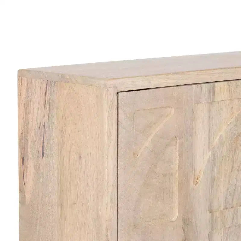 Galliene Holz-Wandschrank, 22x7x28, Weiß gekalkt