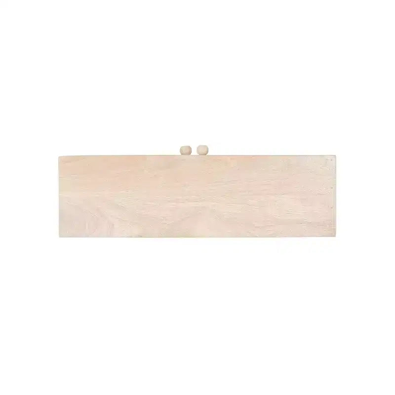 Galliene Holz-Wandschrank, 22x7x28, Weiß gekalkt