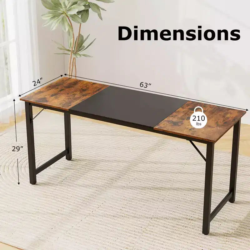 63 Zoll großer Computer-Schreibtisch für Home-Office