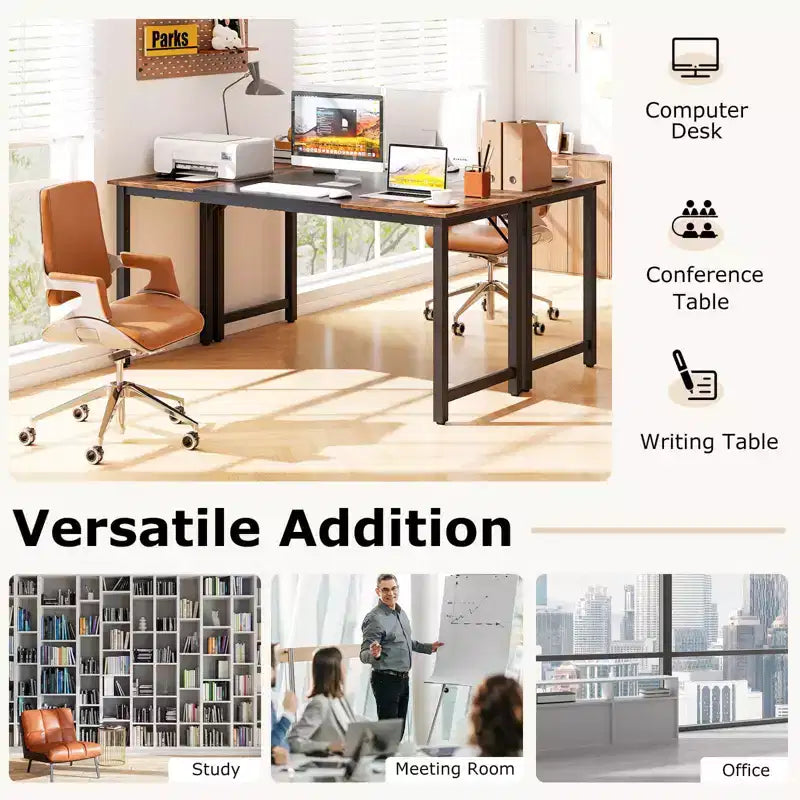63 Zoll großer Computer-Schreibtisch für Home-Office