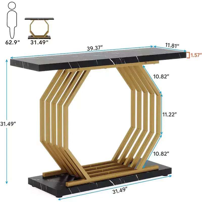 100 cm schmaler Konsolentisch