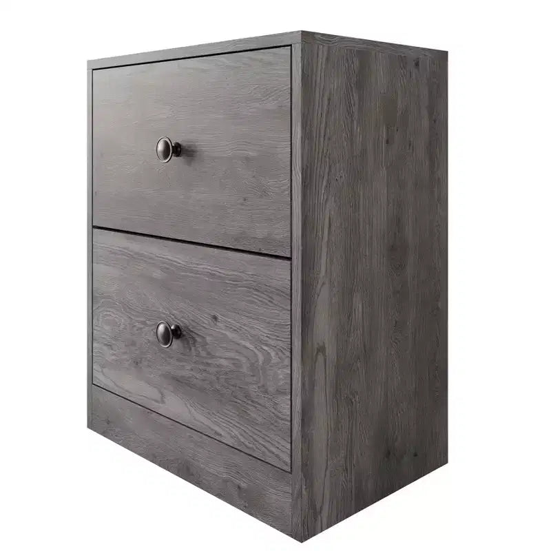 Bett Sara mit 2 Nachttischen, Grau