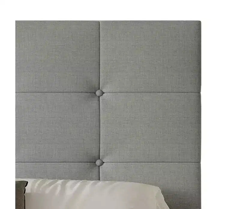 Bett Sara mit 2 Nachttischen, Grau