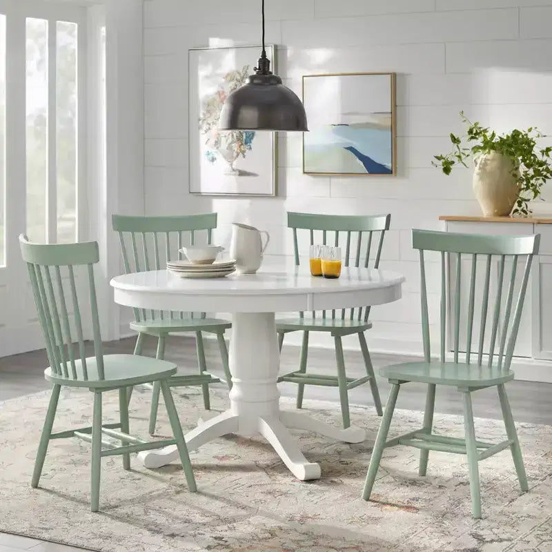 5-teiliges Kale Säulenfuß-Esszimmer-Set